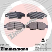 Brake pads for disc brakes