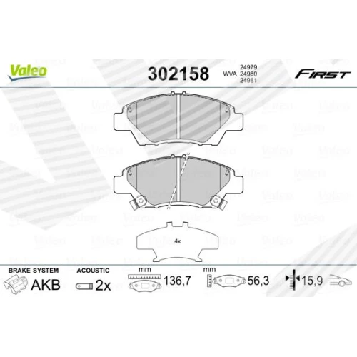 BRAKE PADS FOR DISC BRAKES - 0