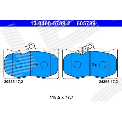 BRAKE PADS FOR DISC BRAKES - 0