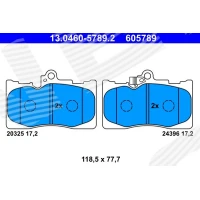 Brake pads for disc brakes