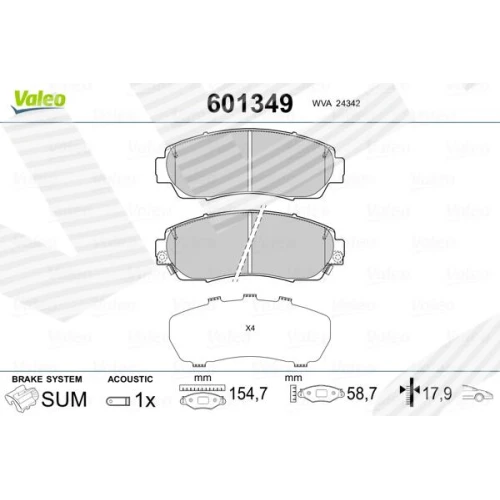 BRAKE PADS FOR DISC BRAKES - 0