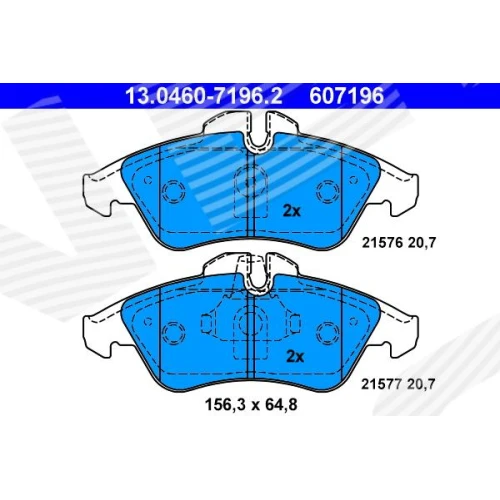 BRAKE PADS FOR DISC BRAKES - 0