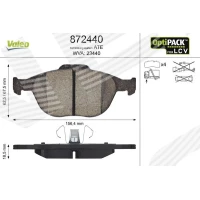 Brake pads for disc brakes