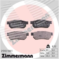 Brake pads for disc brakes