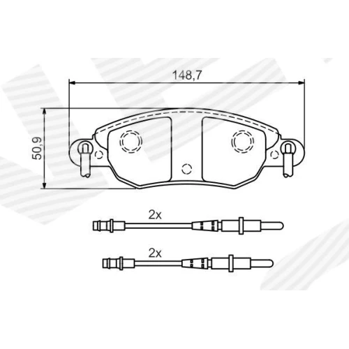 BRAKE PADS FOR DISC BRAKES - 4