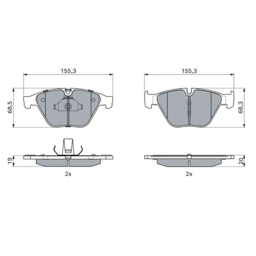 BREMŽU KLUČI DISKU BREMZĒM - 6