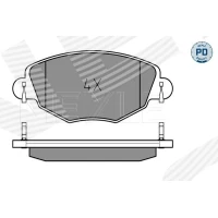 Brake pads for disc brakes