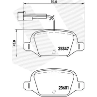 Brake pads for disc brakes