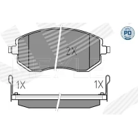 Brake pads for disc brakes