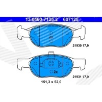 Brake pads for disc brakes