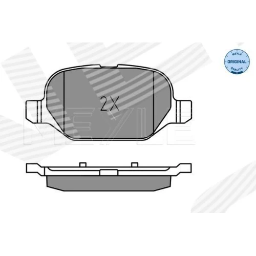 BRAKE PADS FOR DISC BRAKES - 1