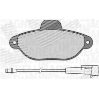 Brake pads for disc brakes