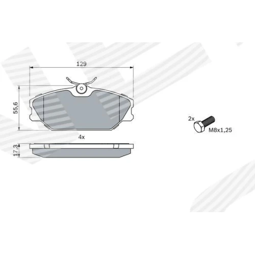 BRAKE PADS FOR DISC BRAKES - 4