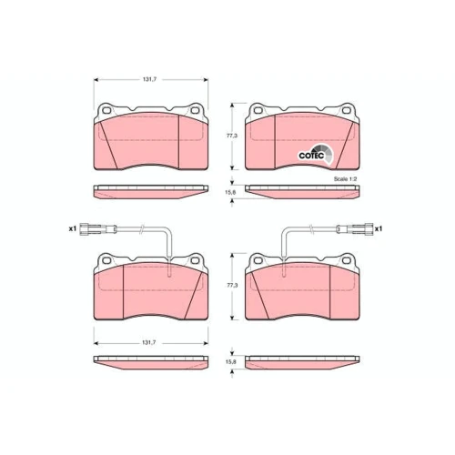 BRAKE PADS FOR DISC BRAKES - 0