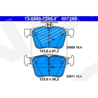 Brake pads for disc brakes