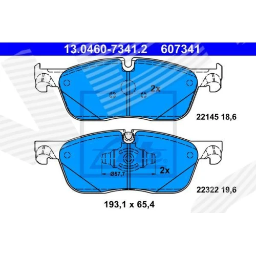 BRAKE PADS FOR DISC BRAKES - 0