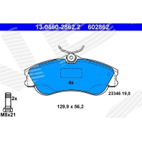 Brake pads for disc brakes