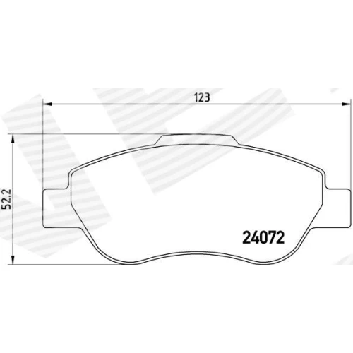 BRAKE PADS FOR DISC BRAKES - 0