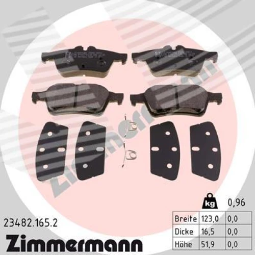 BRAKE PADS FOR DISC BRAKES - 0