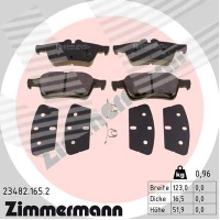 Brake pads for disc brakes