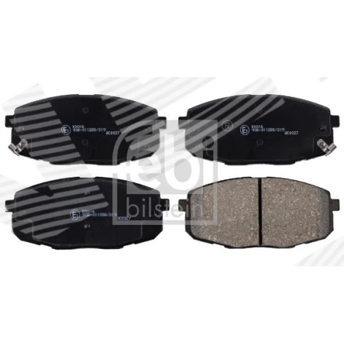 BRAKE PADS FOR DISC BRAKES - 0