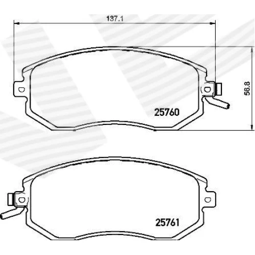 BRAKE PADS FOR DISC BRAKES - 0