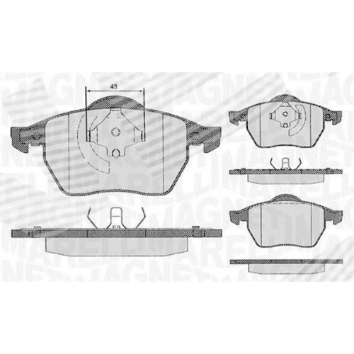 BRAKE PADS FOR DISC BRAKES - 0