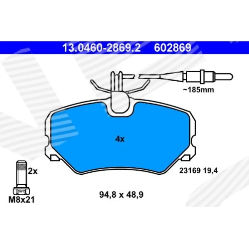 BRAKE PADS FOR DISC BRAKES - 0