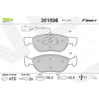 Brake pads for disc brakes