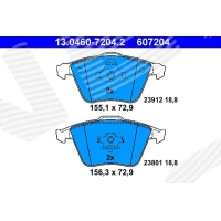 Brake pads for disc brakes