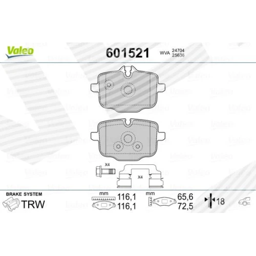 BRAKE PADS FOR DISC BRAKES - 0