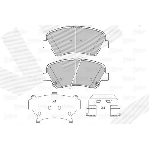 BRAKE PADS FOR DISC BRAKES - 1