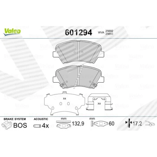 BRAKE PADS FOR DISC BRAKES - 0