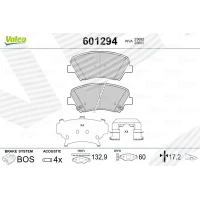 Brake pads for disc brakes