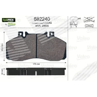 Brake pads for disc brakes