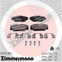 Brake pads for disc brakes