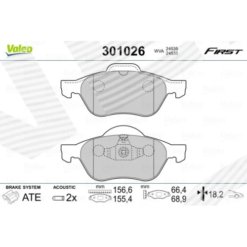 BRAKE PADS FOR DISC BRAKES - 0