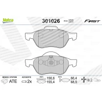 Brake pads for disc brakes