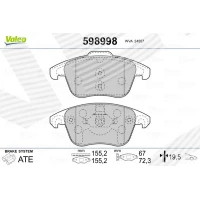 Brake pads for disc brakes