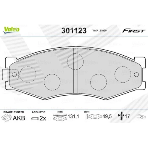 BRAKE PADS FOR DISC BRAKES - 0