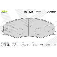 Brake pads for disc brakes