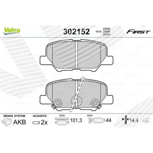 BRAKE PADS FOR DISC BRAKES - 0