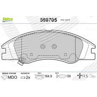 Brake pads for disc brakes