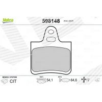 Brake pads for disc brakes