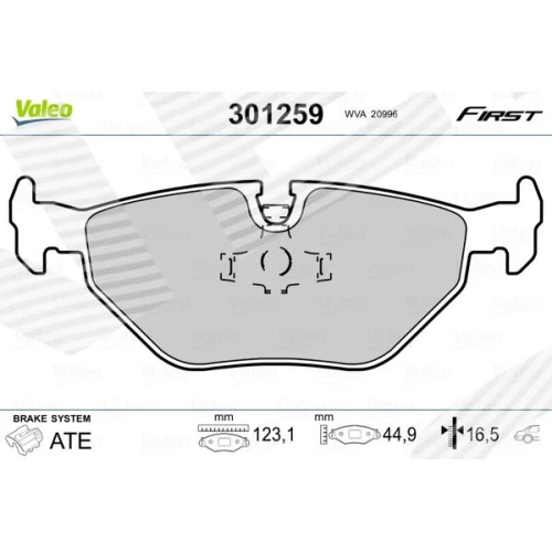 BRAKE PADS FOR DISC BRAKES - 0