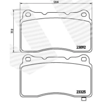 Brake pads for disc brakes