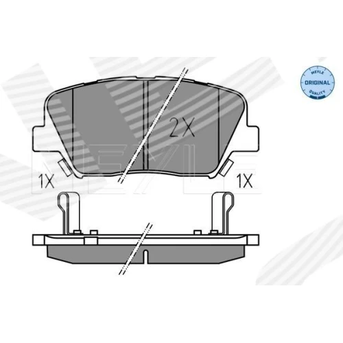 BRAKE PADS FOR DISC BRAKES - 0