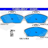 Brake pads for disc brakes