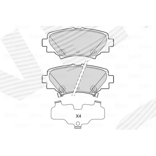 BRAKE PADS FOR DISC BRAKES - 0