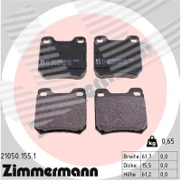 Brake pads for disc brakes